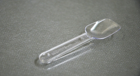 Pá de Plástico Pequena - Cristal