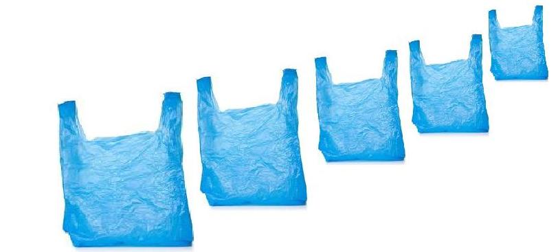 Sacos de lixo ou sacolas de supermercado