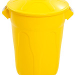 cesto-plastico-100litros-com-tampa-amarelo
