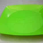 Prato de Plástico Médio - Verde