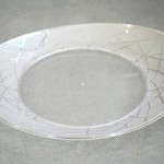 Prato Plástico Oval - Cristal