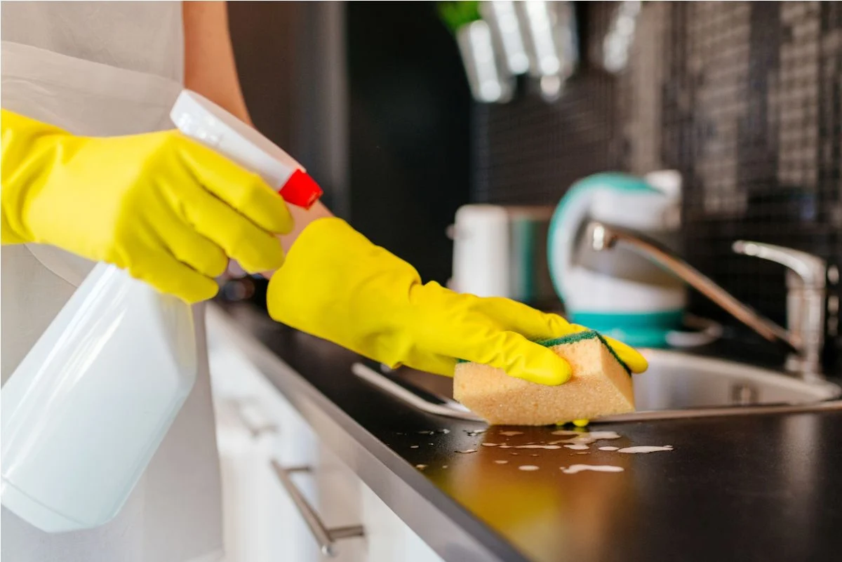 Cozinha limpa e higiênica