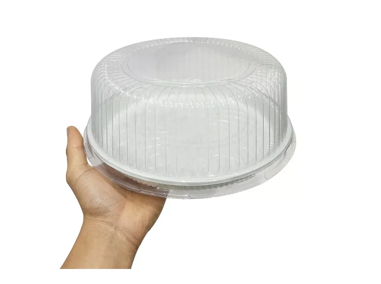 Embalagens plásticas para bolos, doces e afins