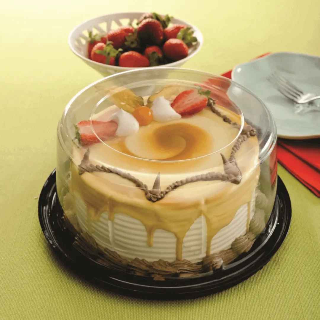 Vantagem do plástico nas embalagens para bolos